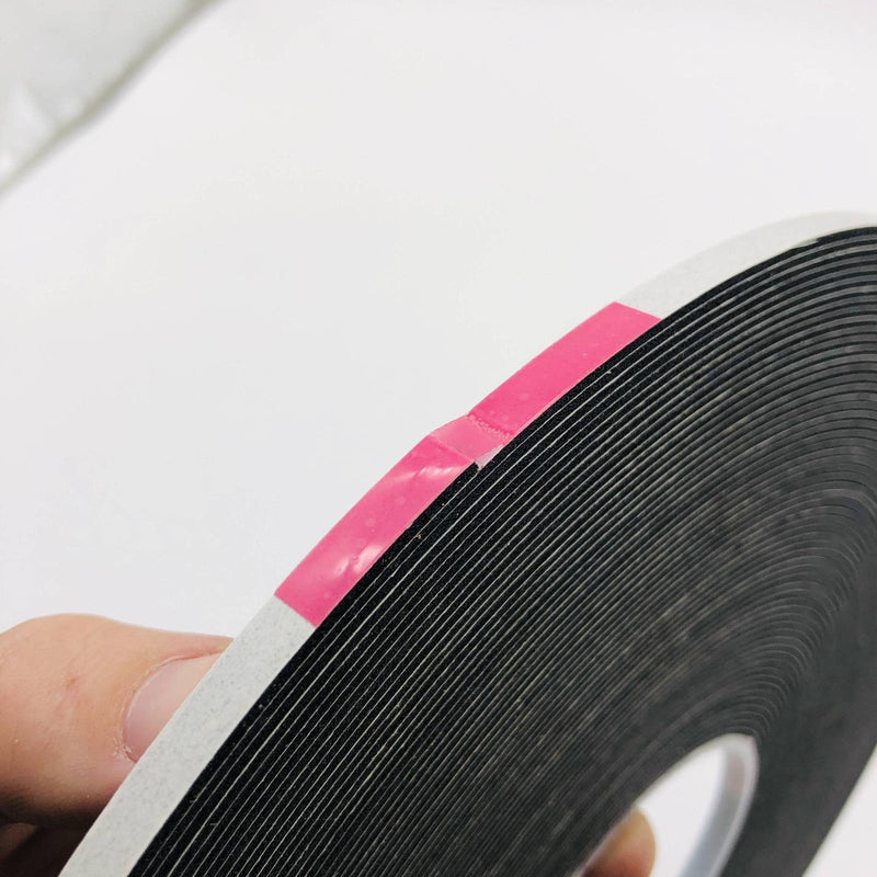 3M 4516 Vinyl Foam Tape Black 1/4 x 36yds Single-Coated 62 Mil 7000028661 1/Roll 5