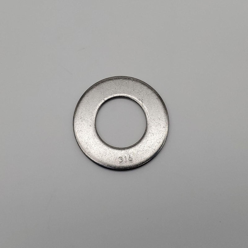 1" x 2" OD Flat Washers 316SS 0.11" Thick Star Stainless Screw Co Pack of 10 2