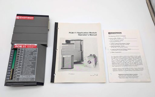 Emerson PCM-11 Motion Program Controller Module for EMC FX Servo Drives 1