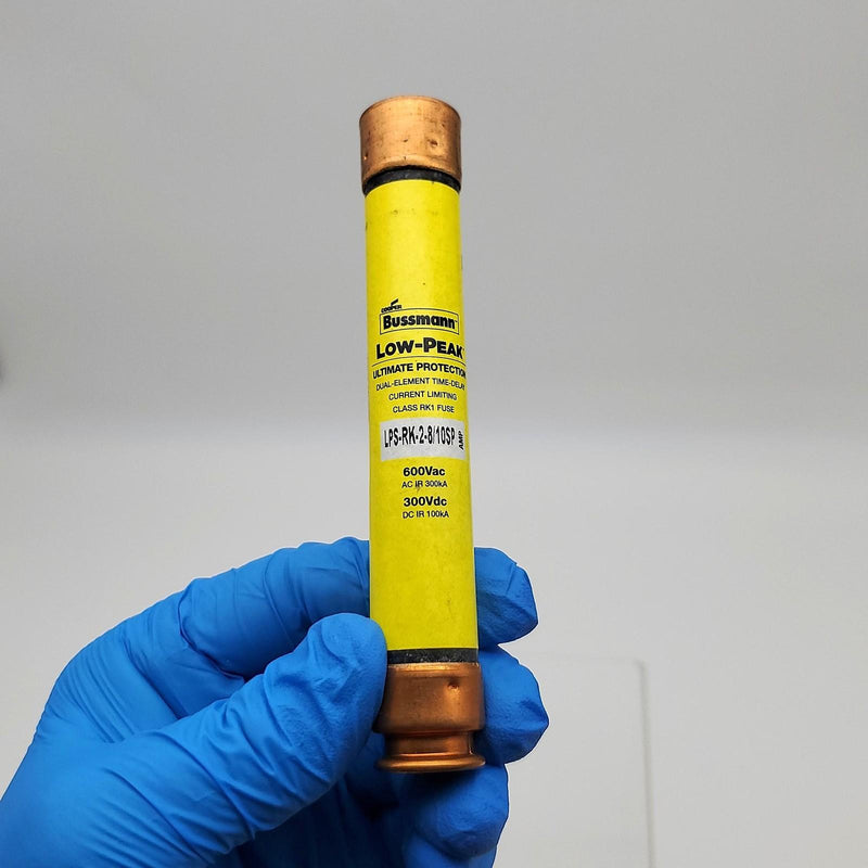 Bussmann LPS-RK-2-8/10SP Fuse 2-8/10A 600V Time Delay Low-Peak UL Class RK1 Fuse 1