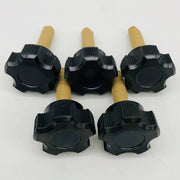 Davies 2870-N Clamping Knob Black Huskey 3/8-16 x 1-1/2 Thermoset Lot of 5 1