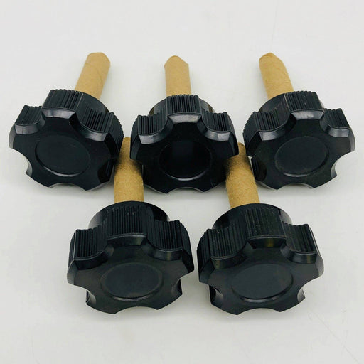 Davies 2870-N Clamping Knob Black Huskey 3/8-16 x 1-1/2 Thermoset Lot of 5 1