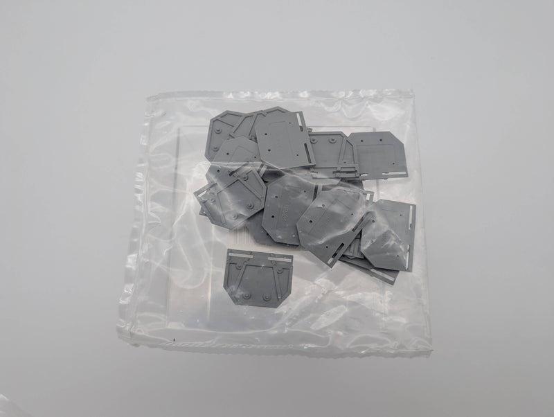 Wago 280-301 End Intermediate Plates for Rail Mounted Terminal Blocks Pack of 25 2
