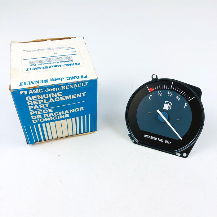 AMC Jeep 83500298 Fuel Gauge Blue Face OEM NOS 1981-86 Without Tachometer 1