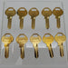 10x Master 15K Key Blanks for Master Lock 15 Series Padlocks Brass 5 Pin NOS 3