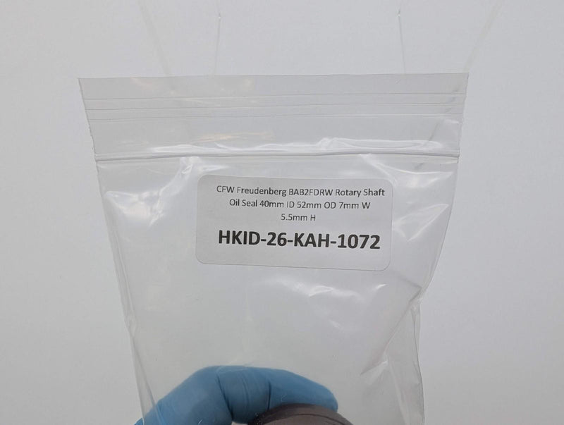 CFW Freudenberg BAB2FDRW Rotary Shaft Oil Seal 40mm ID 52mm OD 7mm W 5.5mm H 4