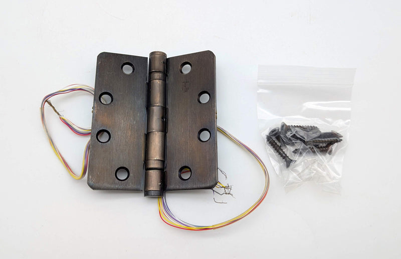 Hager BB1191 ETW-8 Electric Hinge 4.5" x 4" Oiled Bronze Non Removable Pin