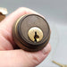 Schlage Mortise Lock Cylinder 20-001 E Keyway Oiled Bronze 613 1-1/4" NOS No Key 1