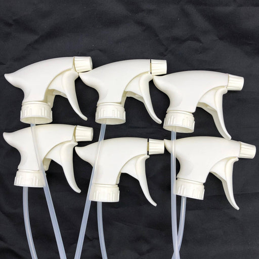 6pk White Plastic Trigger Sprayer Replacement Nozzle 9in Standard GFL 110190 1