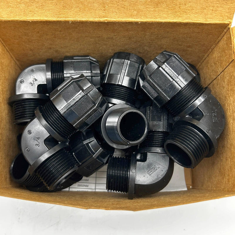 Thomas & Betts 4970NM Strain Relief Cord Connector 3/4" 90 Degree Non Metal 10pk 1