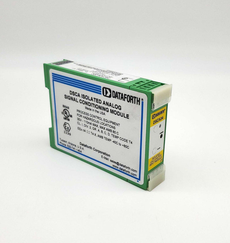 Dataforth DSCA34-02C Linearized RTD Input Signal Conditioner 2-3 Wire 1500 Vrms 1