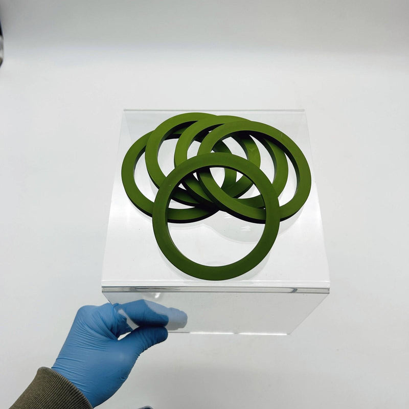 PT-Coupling 5500830 Coupling Gasket 3" Replacement Green Viton V07 FKM Lot of 5