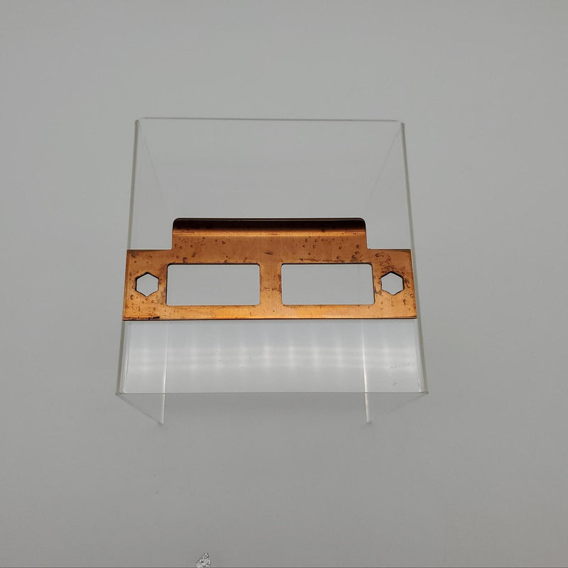 Schlage 10-072 Mortise Strike Bright Bronze 4-7/8" H x 13/16" Lip L9000 Mortise 2