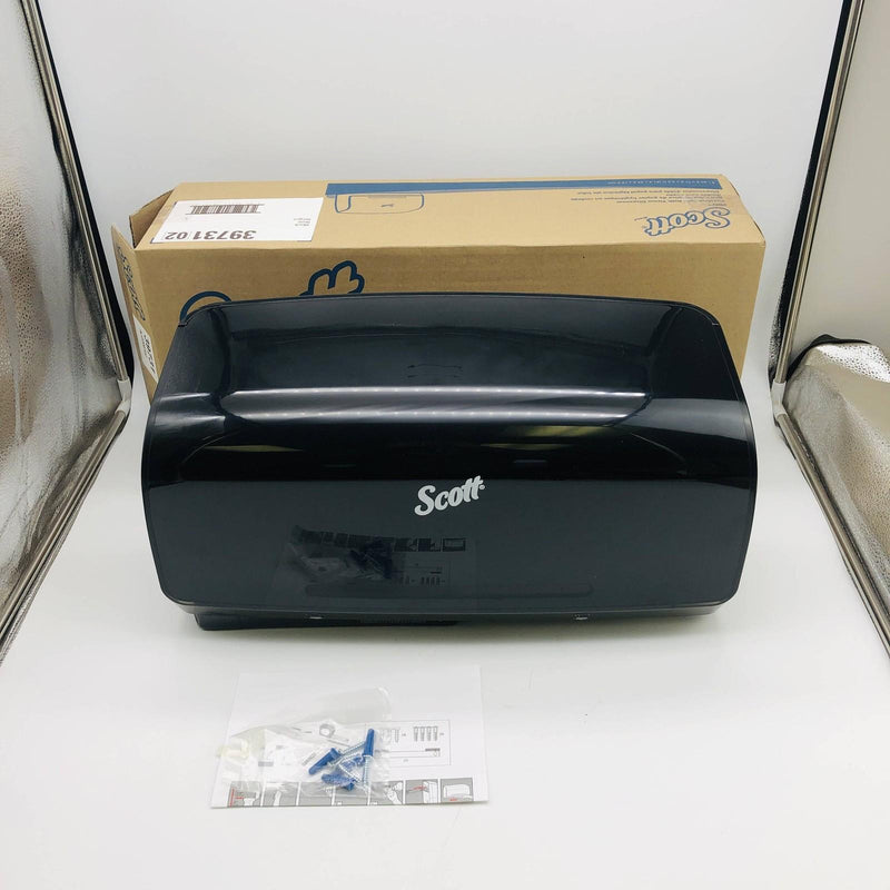 Scott 39731-02 Coreless Twin Bath Tissue Dispenser 20.2 x 11.5 x 6.2in Black 9