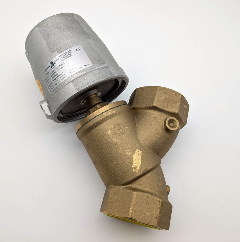 Schubert & Salzer 7010/080V100002 Pneumatic Angle Seat Valve Size 131 PSI DN 80