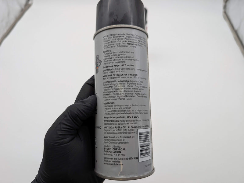 Super Lube Penetrating Lubricant Food Grade 11 Oz Aersol Cans 31110 Pack of 2
