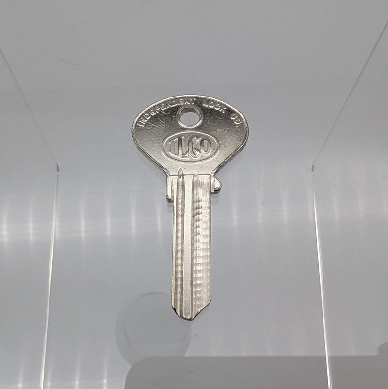 5x Ilco 1146 Key Blanks for Some Reese Locks Nickel Plated