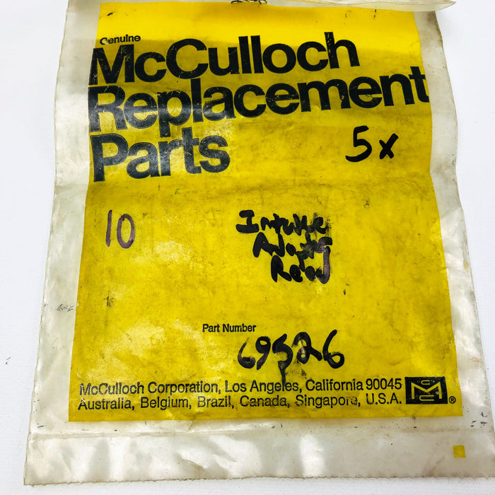 McCulloch 69526 Intake Adaptor Reed Gasket Genuine OEM New Old Stock NOS
