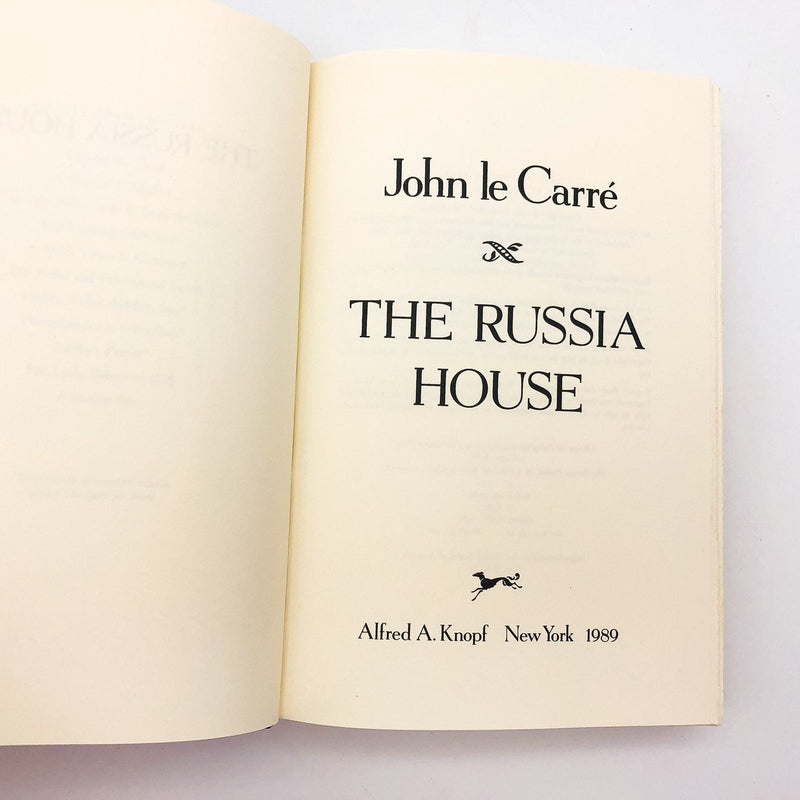 The Russia House Hardcover John Le Carre 1989 Spy Espionage Crime 1st Edition 7