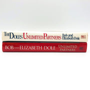 The Doles Unlimited Partners Book Lot Hardcover Bob Elizabeth 1988 Politician 4