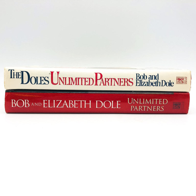 The Doles Unlimited Partners Book Lot Hardcover Bob Elizabeth 1988 Politician 4