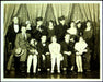 Family Photograph 1920s Roaring Twenties 20s Flapper Girls Military Cadet Dress 1