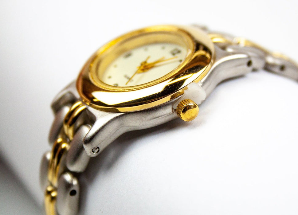 Yves Rocher: Women's Silver & Gold Tone Watch - Quartz Movement | UNTESTED 3