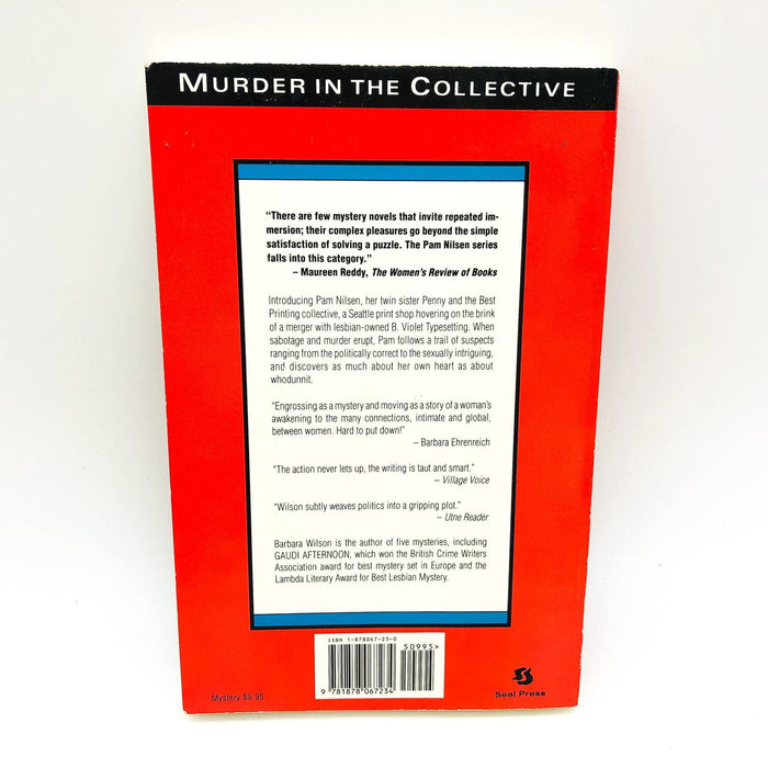 Murder In The Collective Paperback Barbara Wilson 1984 Lesbian Mystery Whodunnit 2