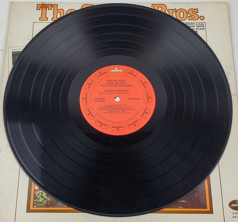 The Statler Bros. Country Music Then And Now Record 33 RPM LP Mercury 1972 3