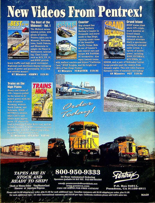 Trains Magazine April 1999 Vol 59 No 4 Kansas City Union Station