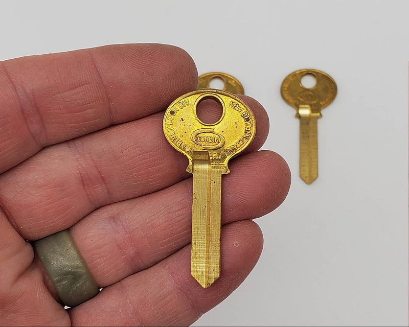 5x Corbin 8688 CCR VR Key Blanks Brass USA Made NOS 1