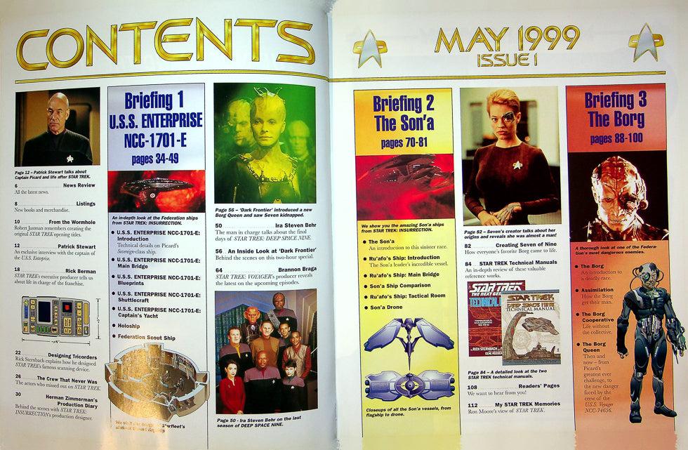 Star Trek The Magazine May 1999 No 1 Seven Of Nine Patrick Stewart 2