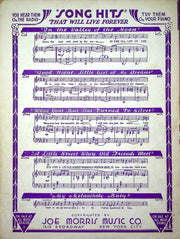 Vintage Sheet Music Who Loves You Benny Davis Fred Coots 1936 Piano Vocal 2