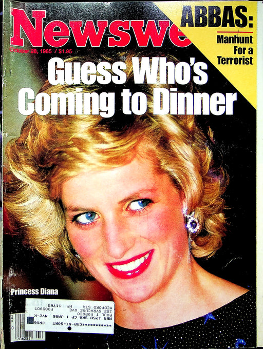 Newsweek Magazine October 28 1985 Princess Diana First Trip To America Charles 1