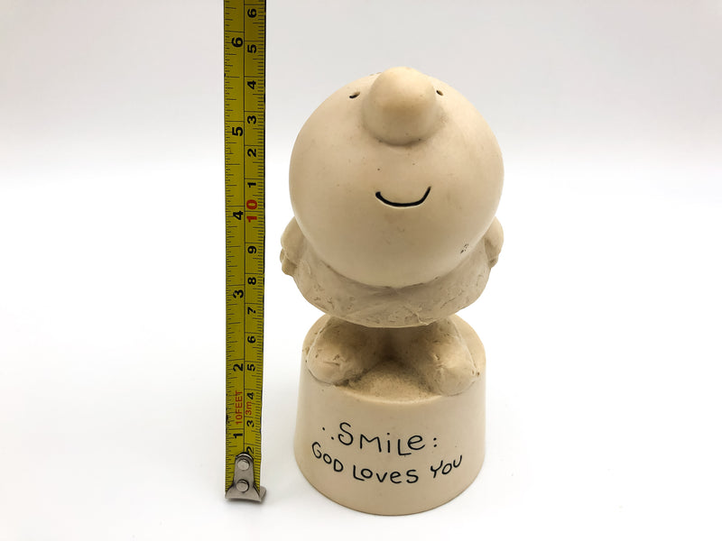 American Greetings Ziggy Cartoon Figurine Smile God Loves You Little Bald Boy 9