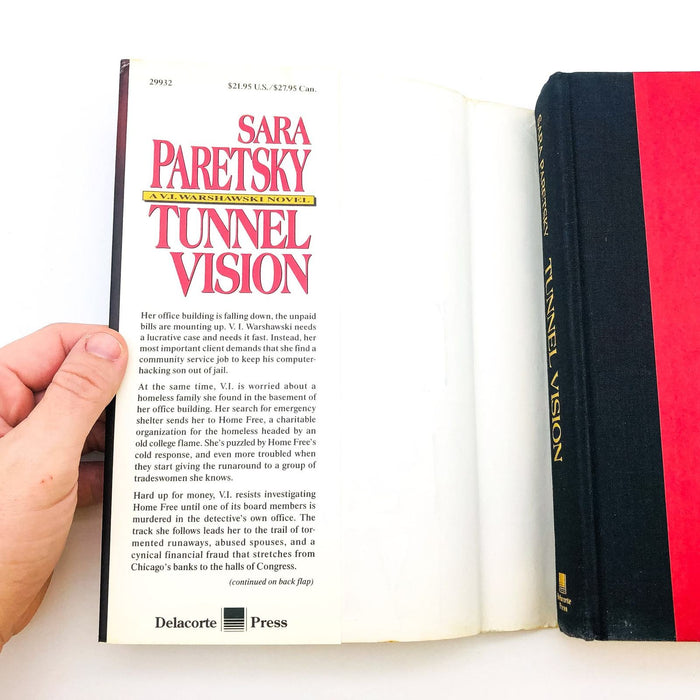 Tunnel Vision Hardcover Sara Paretsky 1994 1st Edition Private Eye Warshawski 6