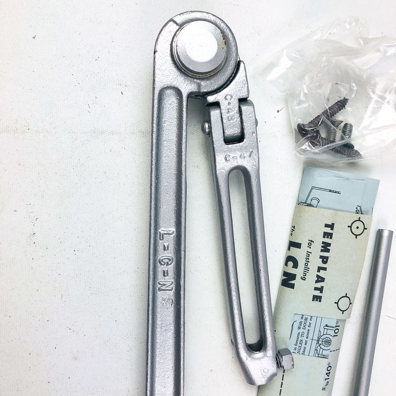 LCN Size B C Potbelly Closer Arm H90 RH ALUM Hold Open 90 Right-Handed Aluminum