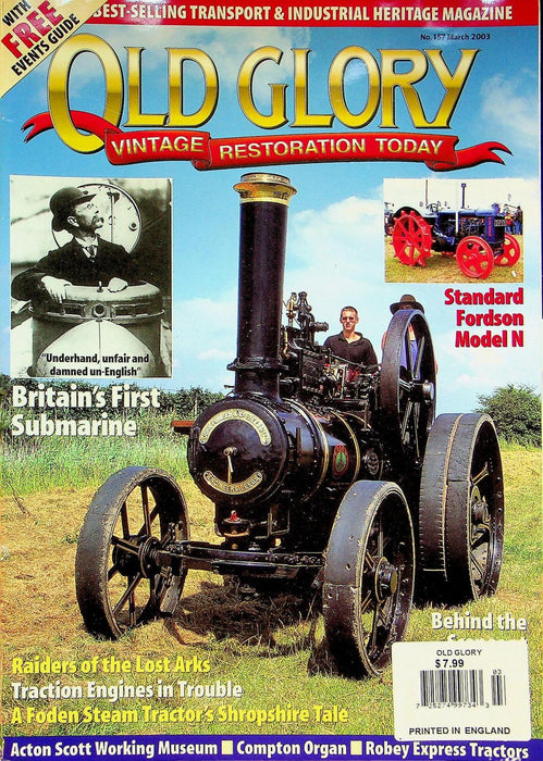 Old Glory Magazine March 2003 # 157 Britain's First Submarine