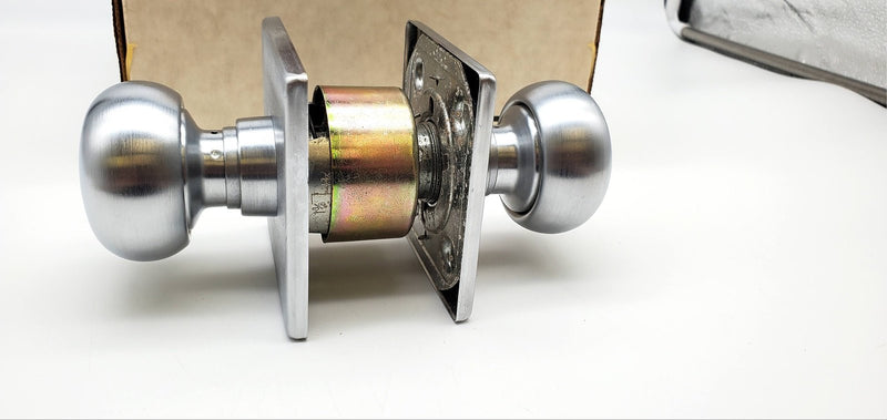 Schlage Door Knob Satin Chrome 626 Privacy Door Lock HAN D40S BS NOS Rust Spots 5