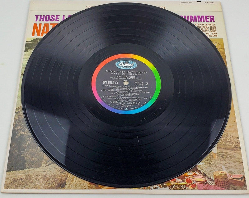 Nat King Cole Those Lazy Hazy Crazy Days Of Summer 33 LP Record Capitol 1963 6