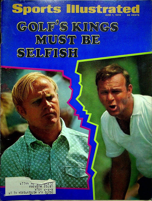 Sports Illustrated Magazine June 1 1970 Vol 32 #22 Jack Nicklaus & Arnold Palmer