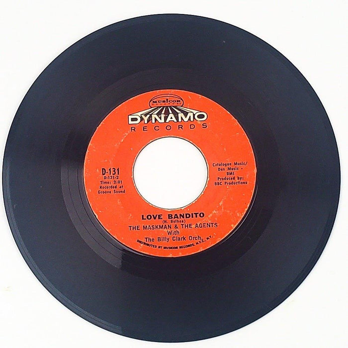 The Maskman & The Agents My Wife, My Dog, My Cat Record 45 Single Dynamo 1968 2