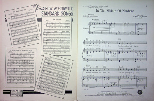 Something For The Boys Sheet Music In The Middle Of Nowhere 1944 Adamson McHugh 2