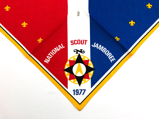 Vintage Boy Scouts of America Neckerchief National Jamboree 1977 MINT 1