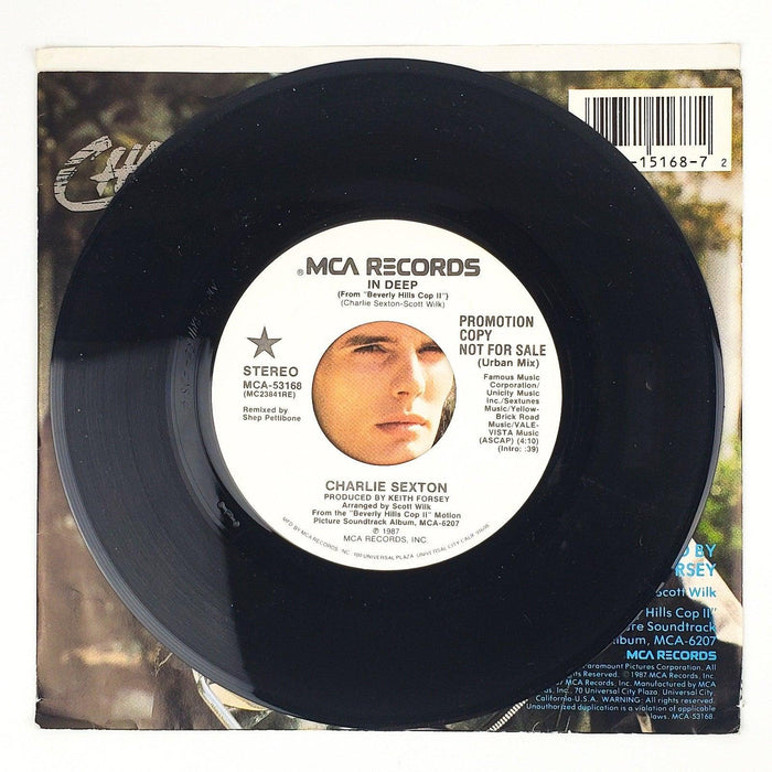 Charlie Sexton In Deep Beverly Hills Cop 2 Record Single MCA Records 1987 Promo 4