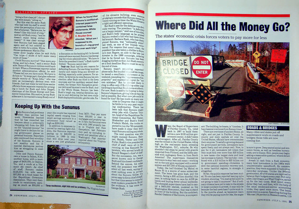 Newsweek Magazine July 1 1991 Aids Epidemic Doctors Zachary Taylor Body Exhumed