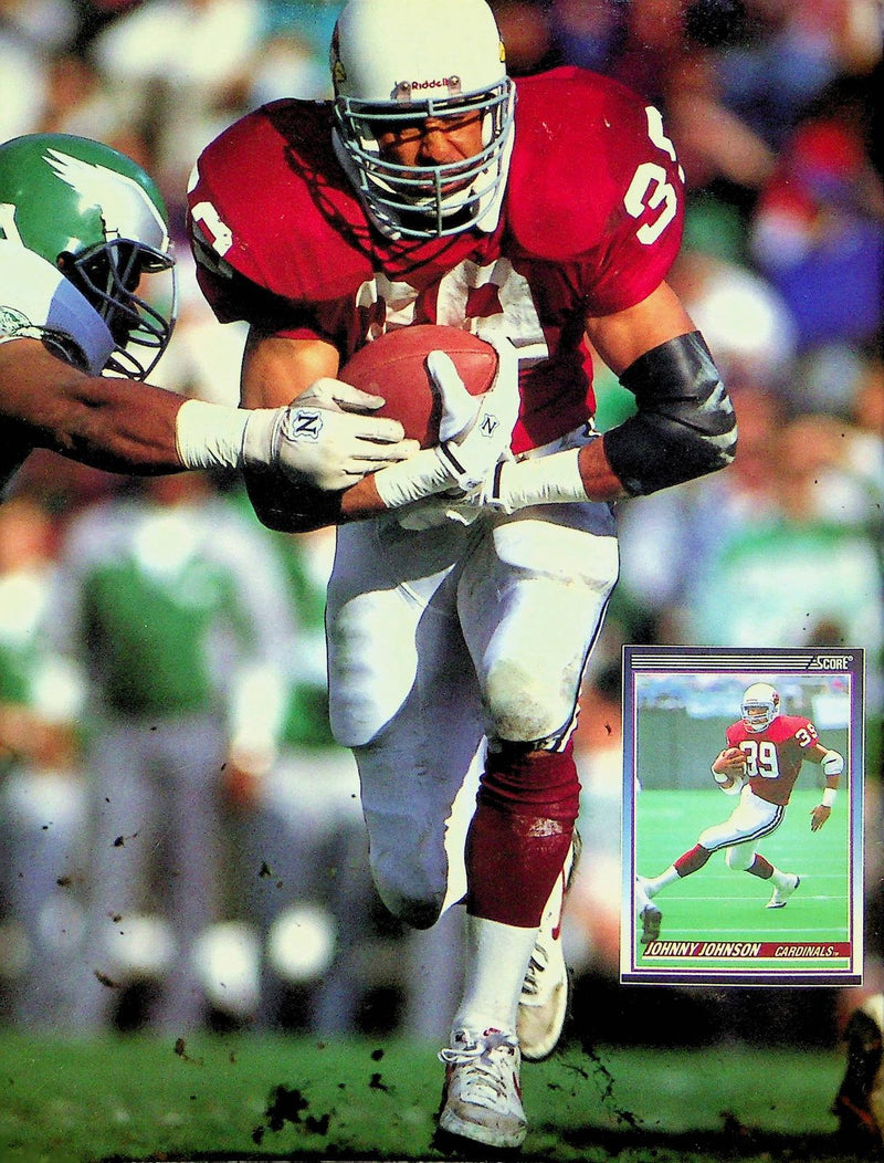 Beckett Football Magazine May 1991 # 14 Bruce Smith Pro Bowl Johnny Johnson 3