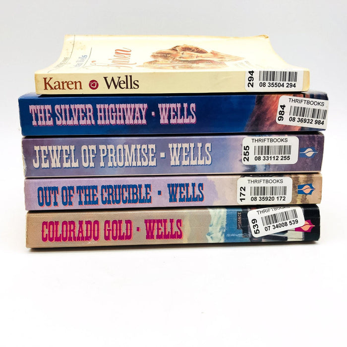 Marian Wells Book Lot of 5 Civil War Novels Christian Author Treasure Quest 3