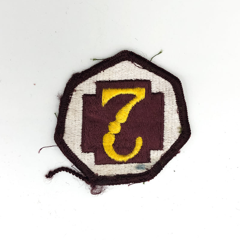 US Army 7th Medical Command Patch WW2 Full Color United States Military 1
