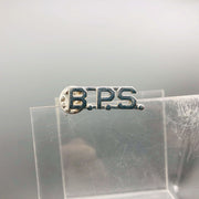 Military Collar Insignia Pinback Pin BPS B. P. S. Abbreviation Initials Device 1 6
